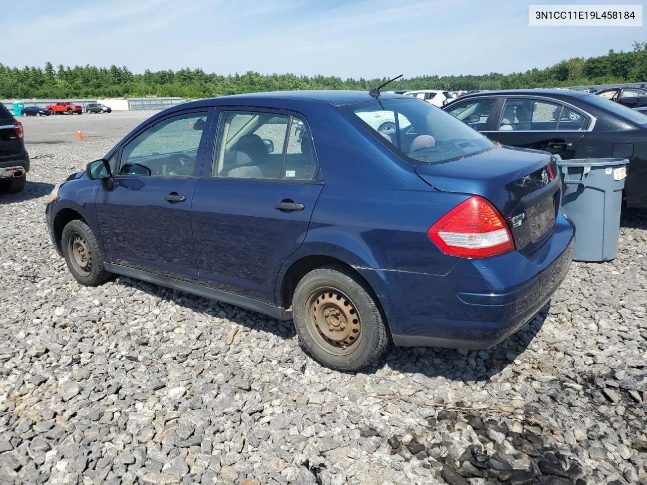 2009 Nissan Versa S VIN: 3N1CC11E19L458184 Lot: 61768884