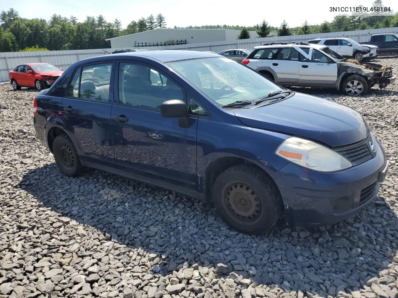 2009 Nissan Versa S VIN: 3N1CC11E19L458184 Lot: 61768884