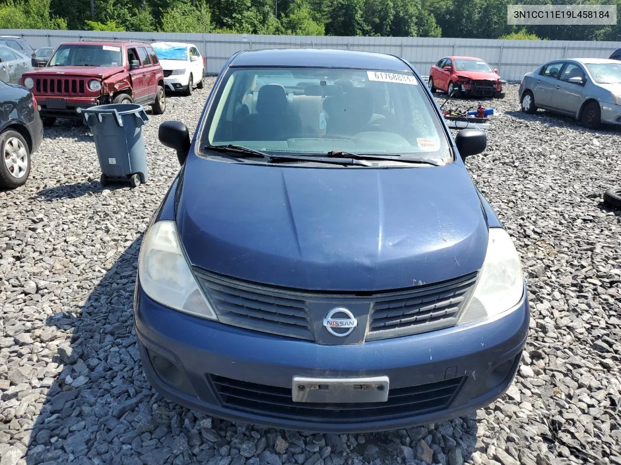 2009 Nissan Versa S VIN: 3N1CC11E19L458184 Lot: 61768884