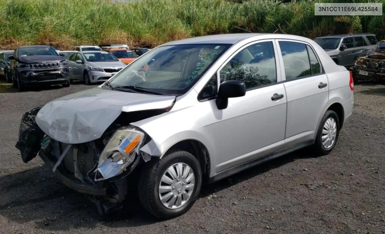 2009 Nissan Versa S VIN: 3N1CC11E69L425584 Lot: 62959604