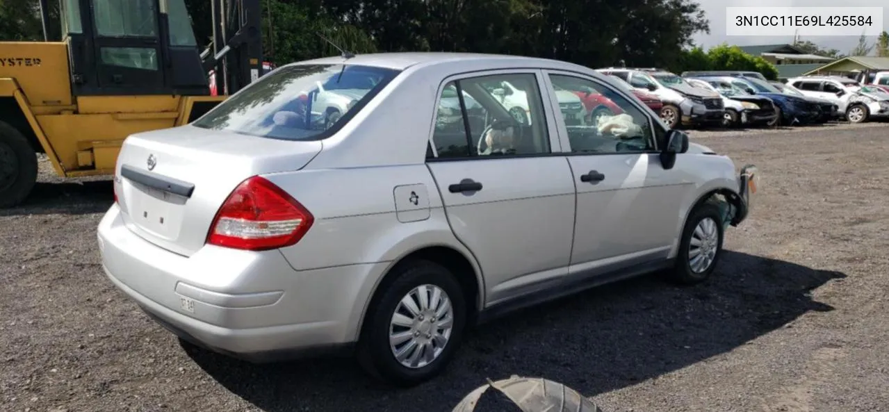 3N1CC11E69L425584 2009 Nissan Versa S