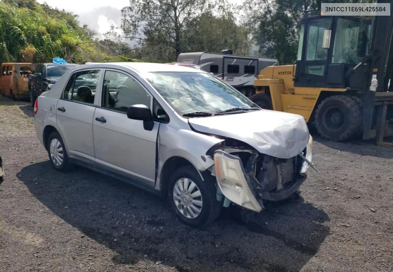 2009 Nissan Versa S VIN: 3N1CC11E69L425584 Lot: 62959604