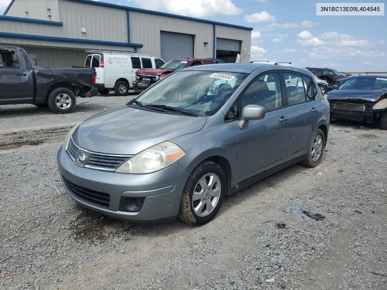 2009 Nissan Versa S VIN: 3N1BC13E09L404545 Lot: 63896934