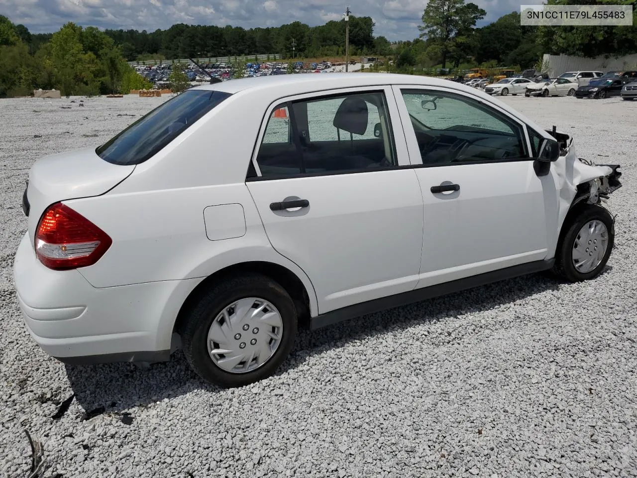 2009 Nissan Versa S VIN: 3N1CC11E79L455483 Lot: 64913064