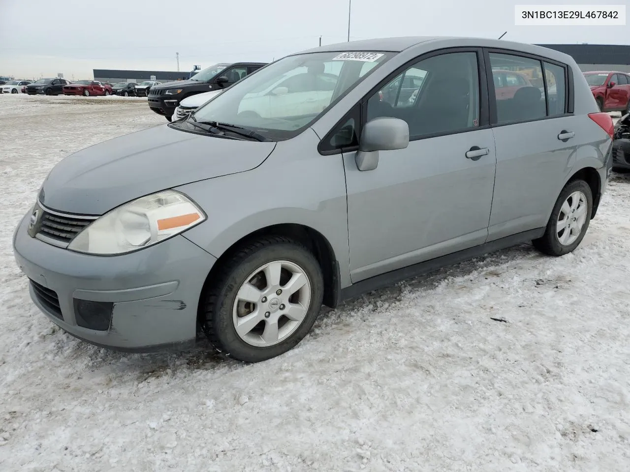 2009 Nissan Versa S VIN: 3N1BC13E29L467842 Lot: 68298972