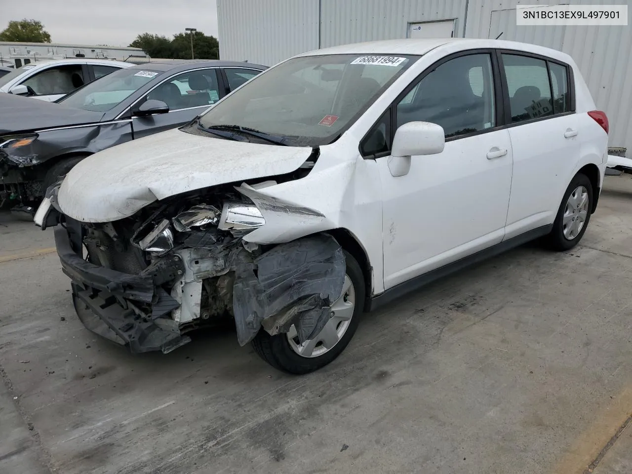 2009 Nissan Versa S VIN: 3N1BC13EX9L497901 Lot: 68681994