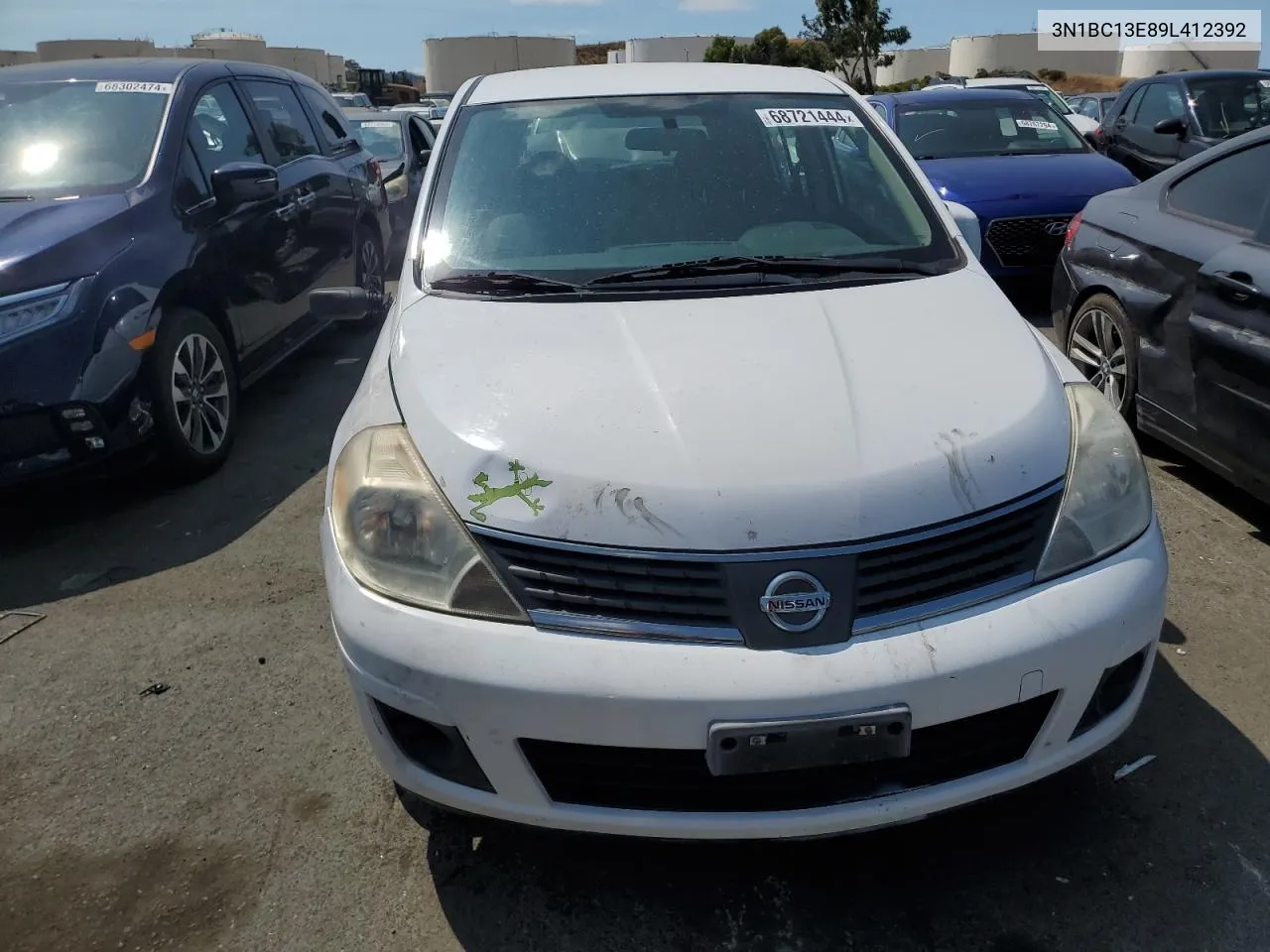 2009 Nissan Versa S VIN: 3N1BC13E89L412392 Lot: 68721444