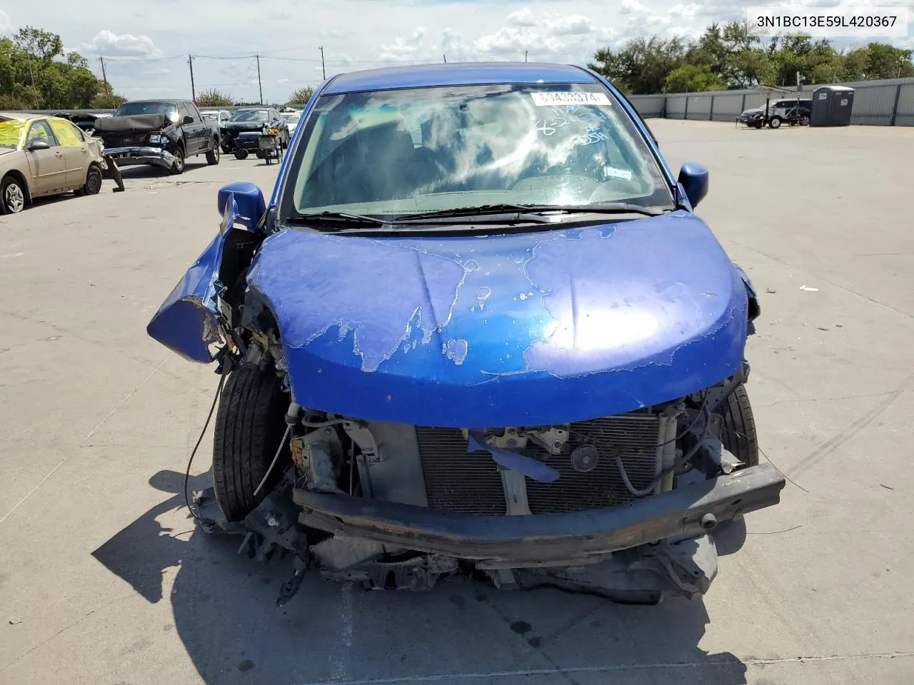 2009 Nissan Versa S VIN: 3N1BC13E59L420367 Lot: 69433374