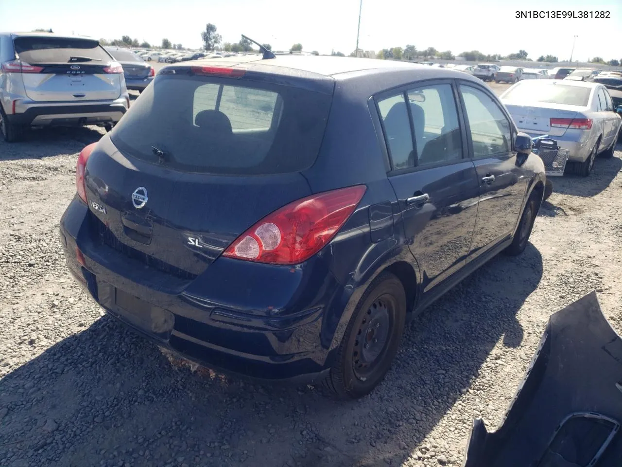 2009 Nissan Versa S VIN: 3N1BC13E99L381282 Lot: 69970383