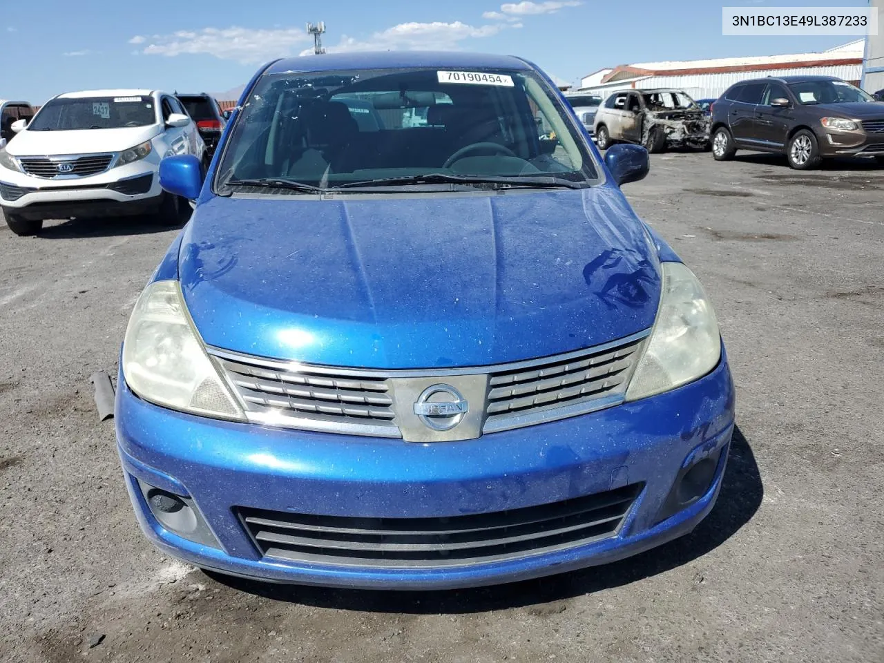 2009 Nissan Versa S VIN: 3N1BC13E49L387233 Lot: 70190454