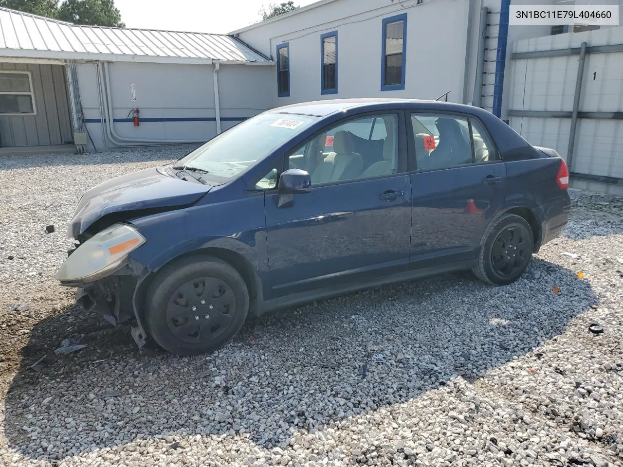 2009 Nissan Versa S VIN: 3N1BC11E79L404660 Lot: 70974824