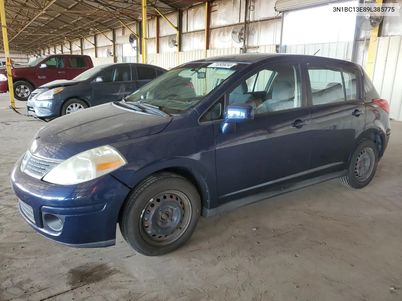 2009 Nissan Versa S VIN: 3N1BC13E89L385775 Lot: 71095934