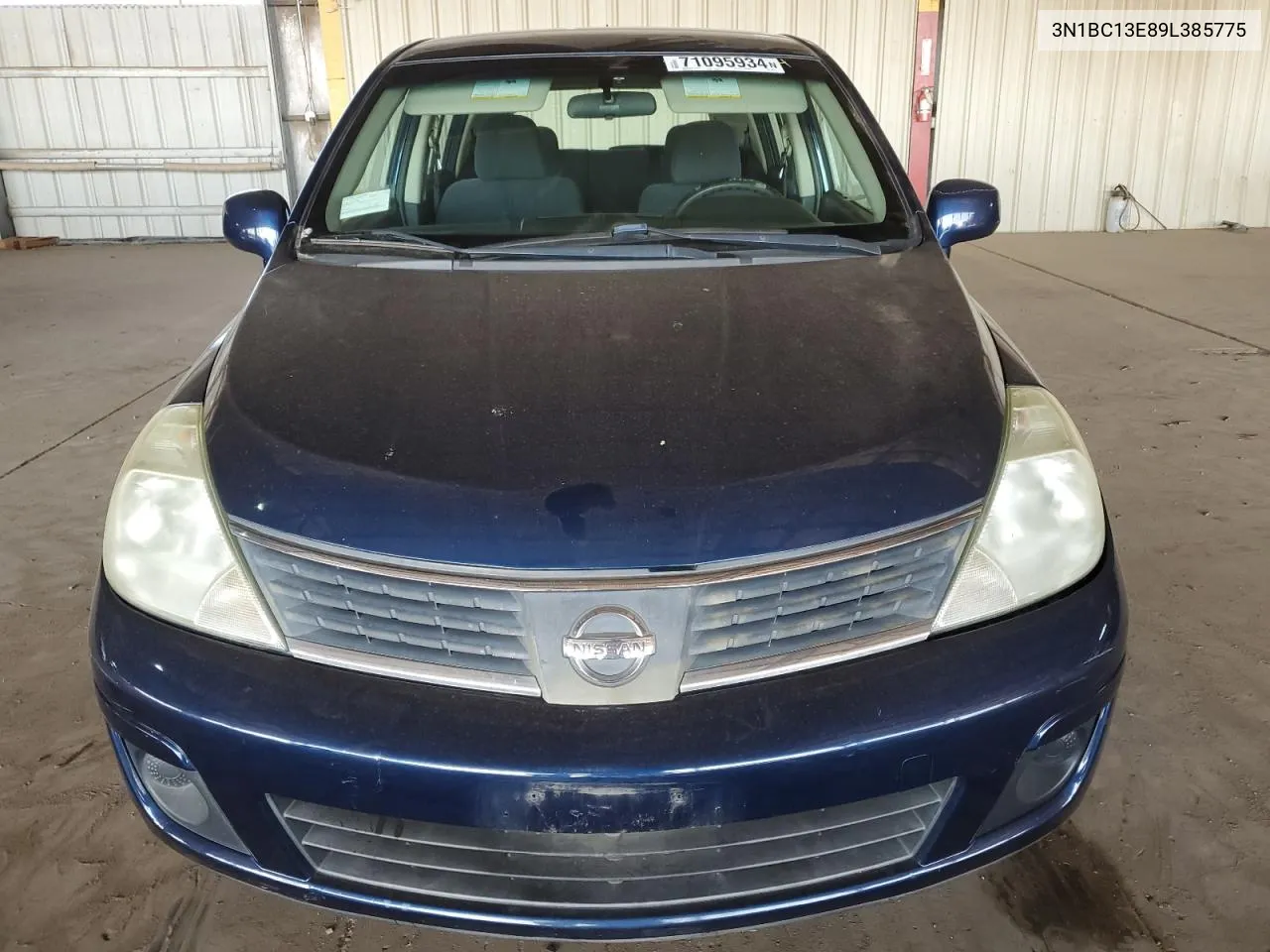 2009 Nissan Versa S VIN: 3N1BC13E89L385775 Lot: 71095934