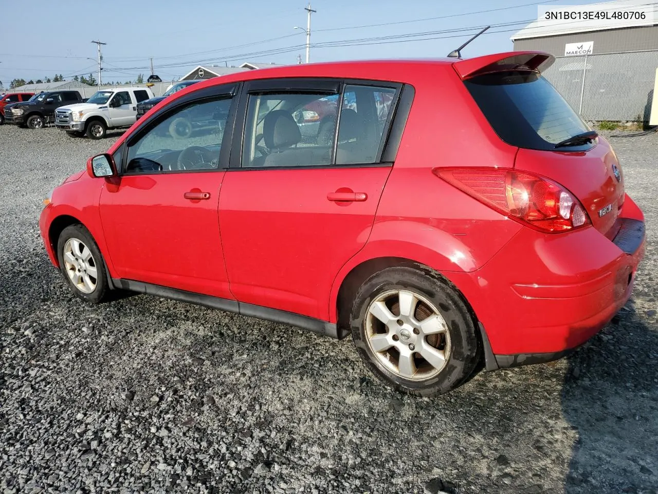 2009 Nissan Versa S VIN: 3N1BC13E49L480706 Lot: 71207364