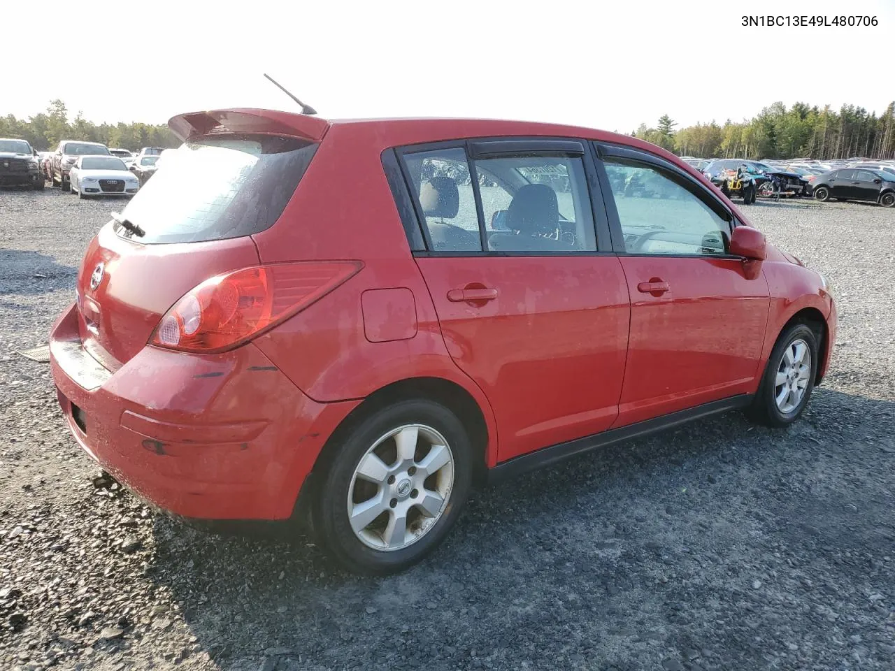 2009 Nissan Versa S VIN: 3N1BC13E49L480706 Lot: 71207364