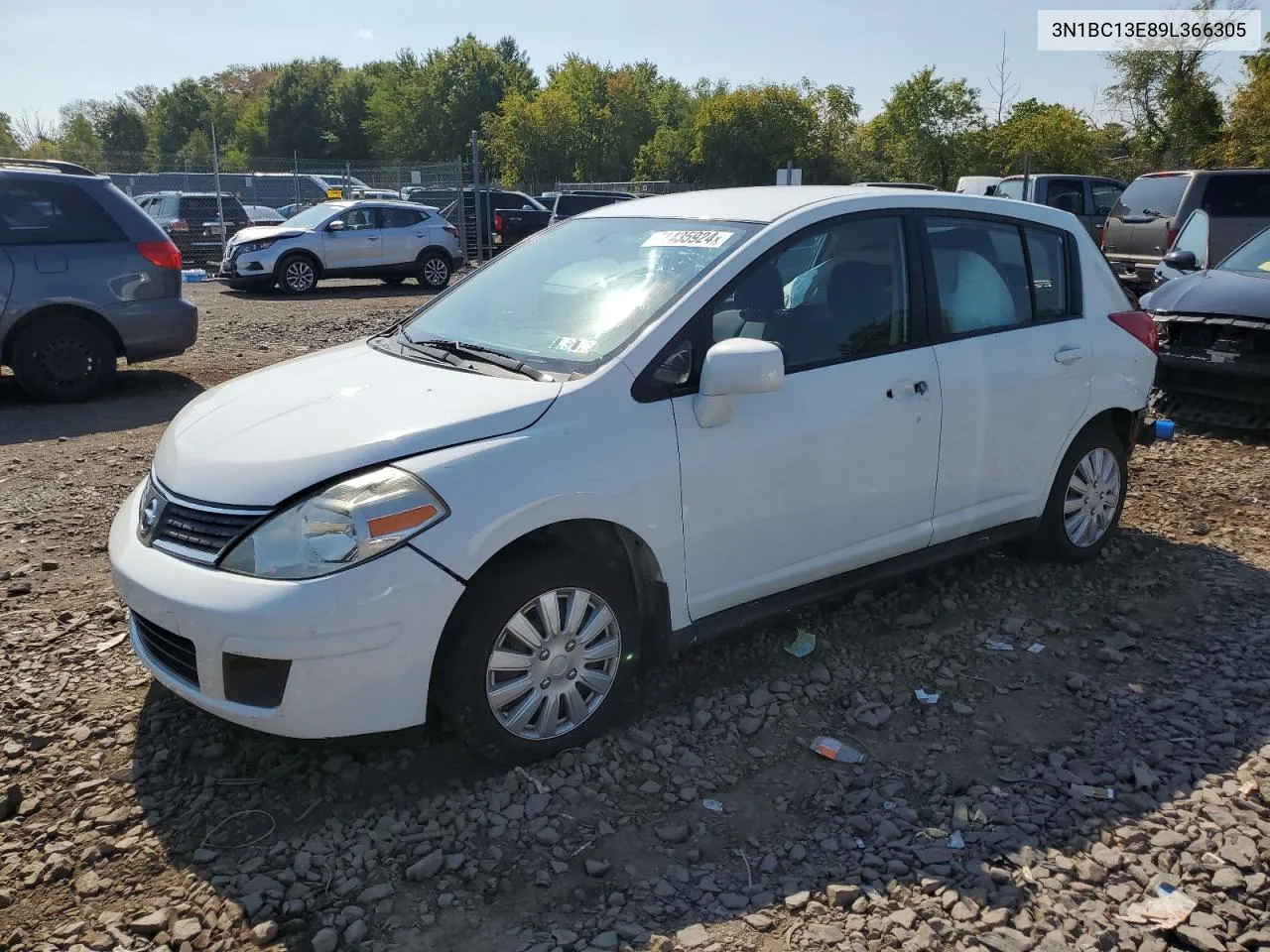 2009 Nissan Versa S VIN: 3N1BC13E89L366305 Lot: 71435924