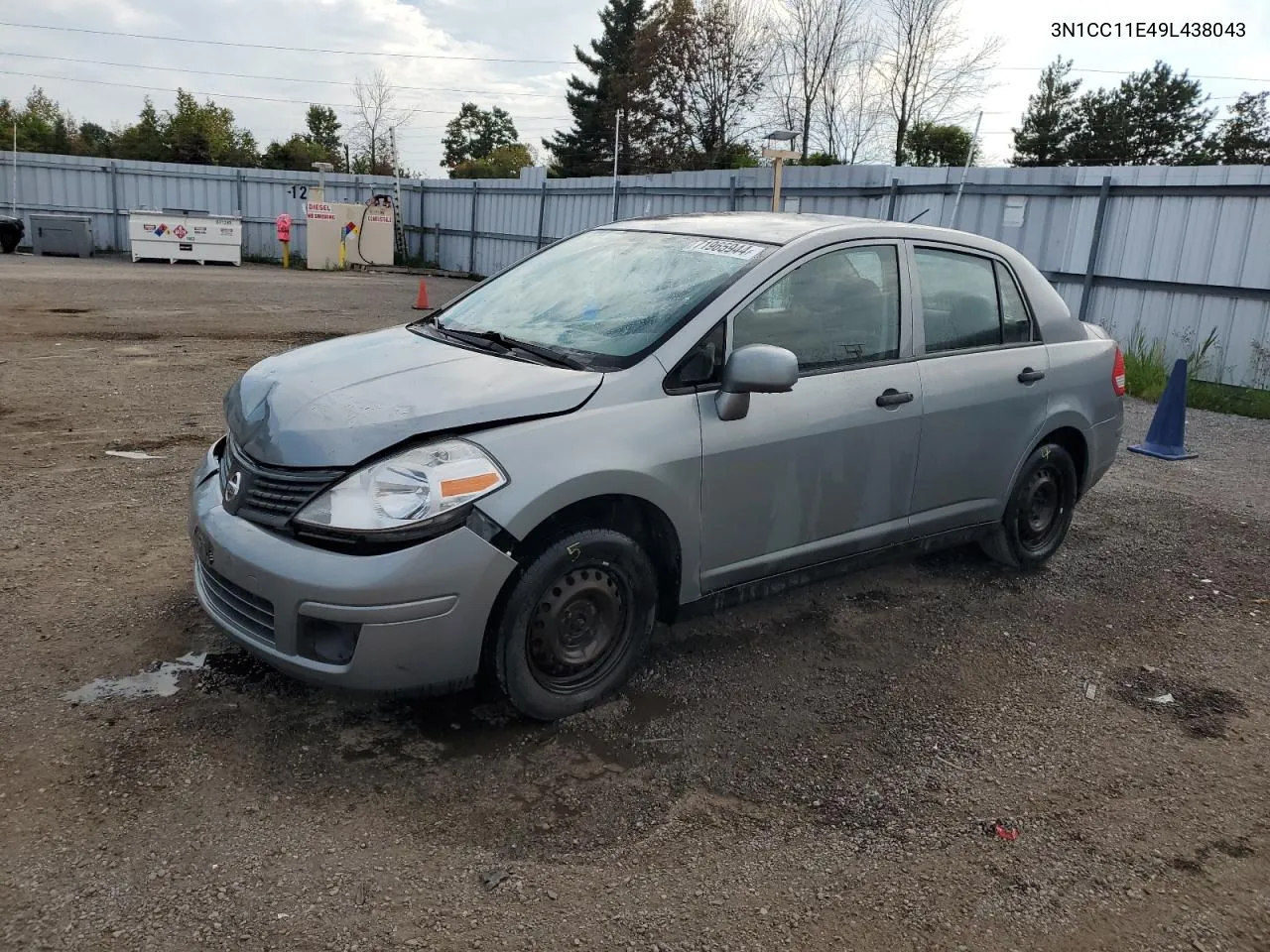 2009 Nissan Versa S VIN: 3N1CC11E49L438043 Lot: 71965944