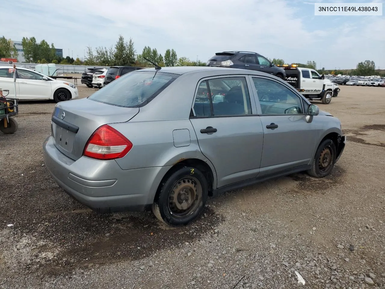 2009 Nissan Versa S VIN: 3N1CC11E49L438043 Lot: 71965944