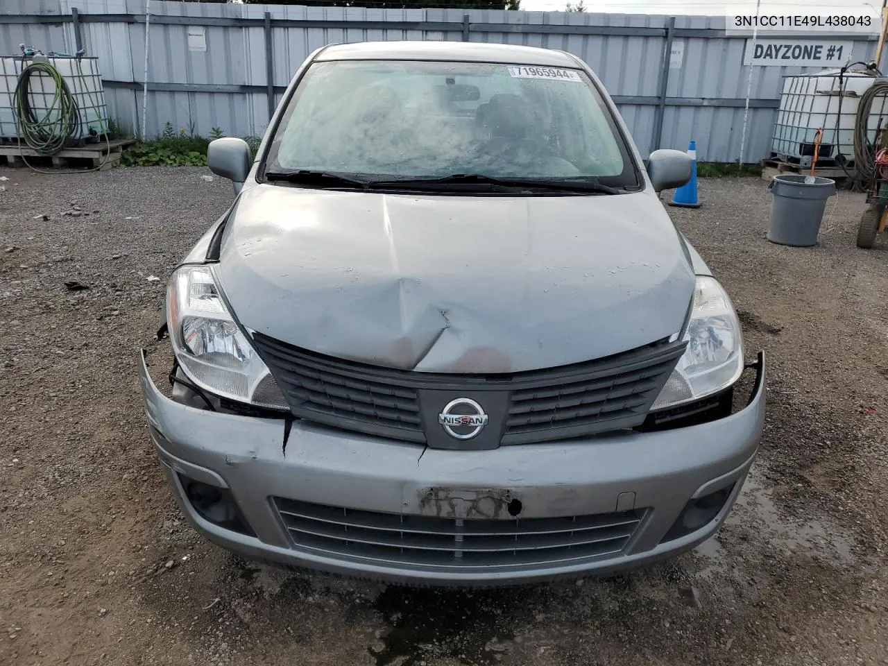 2009 Nissan Versa S VIN: 3N1CC11E49L438043 Lot: 71965944