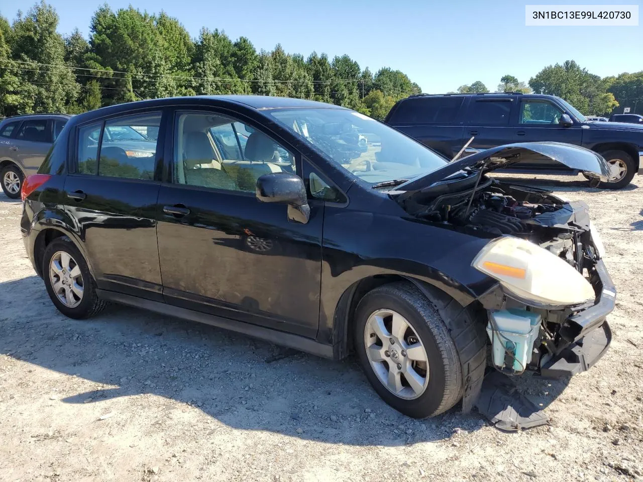 2009 Nissan Versa S VIN: 3N1BC13E99L420730 Lot: 72117054