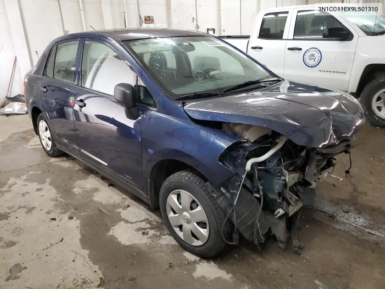 2009 Nissan Versa S VIN: 3N1CC11EX9L501310 Lot: 72253944