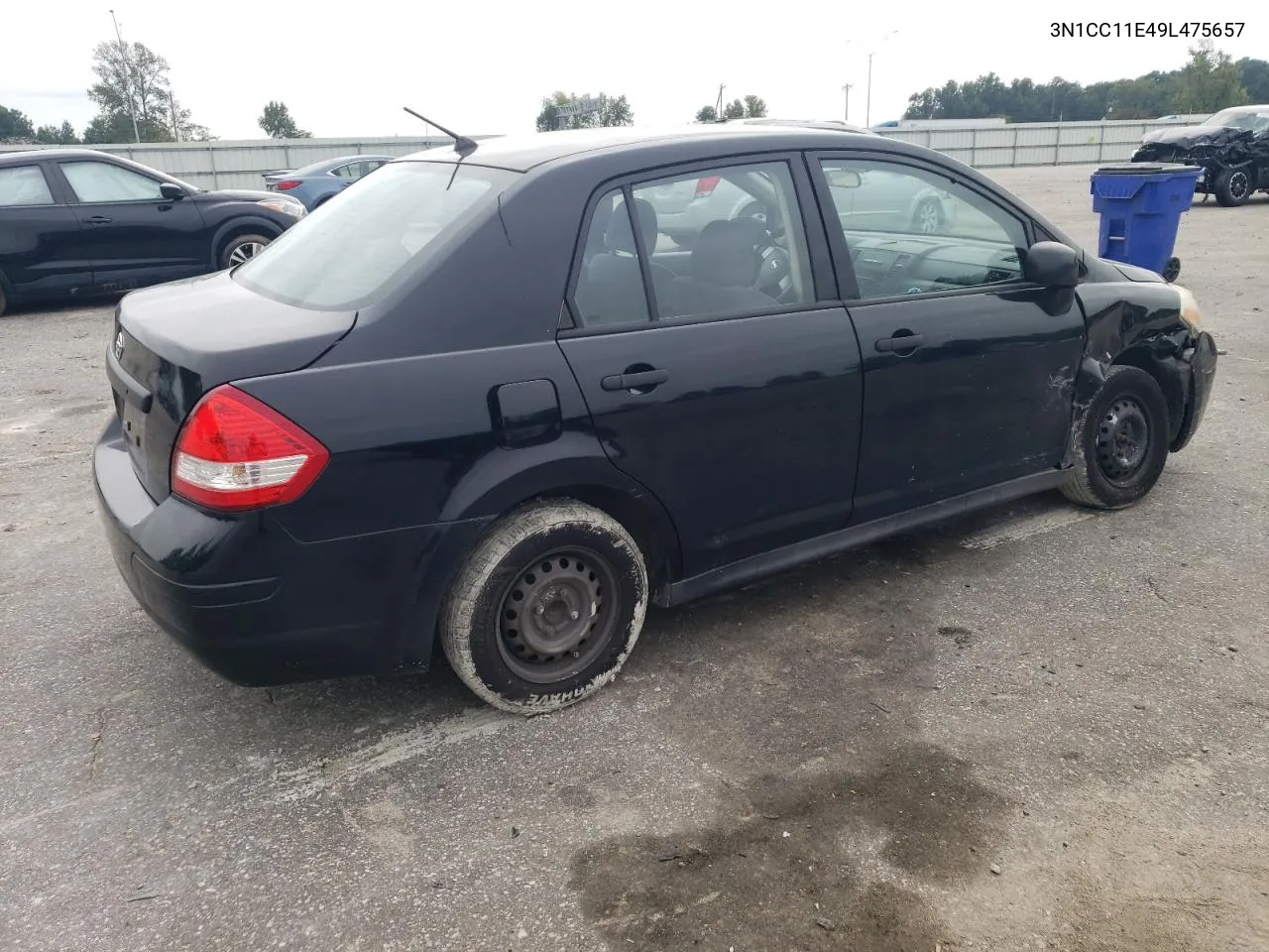 2009 Nissan Versa S VIN: 3N1CC11E49L475657 Lot: 72287024