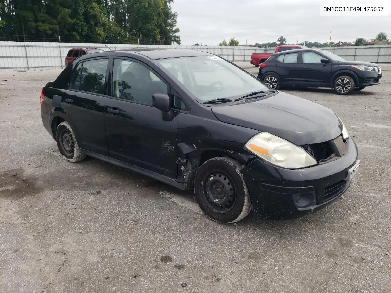 2009 Nissan Versa S VIN: 3N1CC11E49L475657 Lot: 72287024