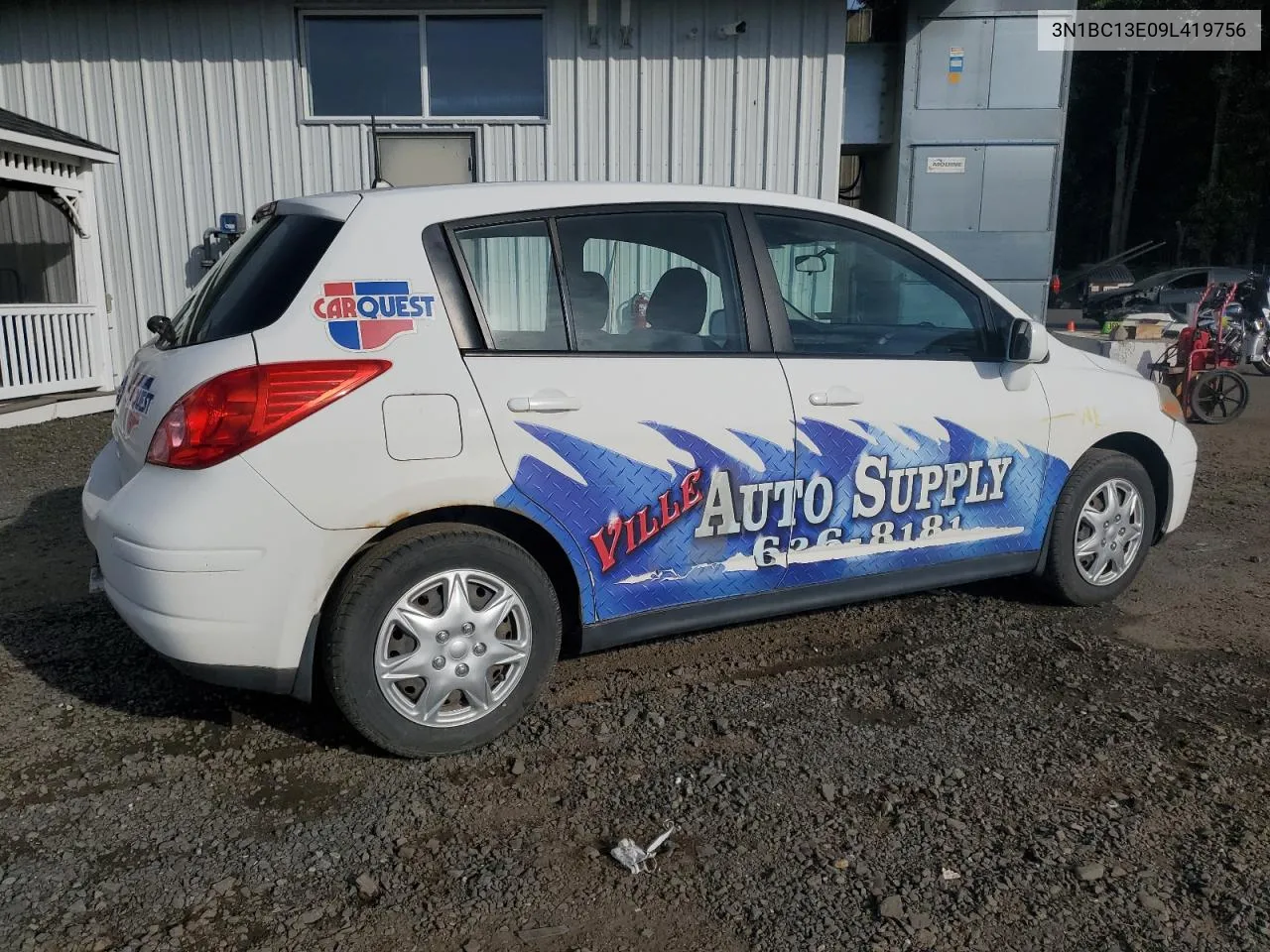 2009 Nissan Versa S VIN: 3N1BC13E09L419756 Lot: 72606504