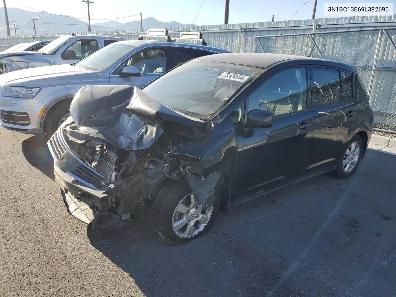 2009 Nissan Versa S VIN: 3N1BC13E69L382695 Lot: 73508864