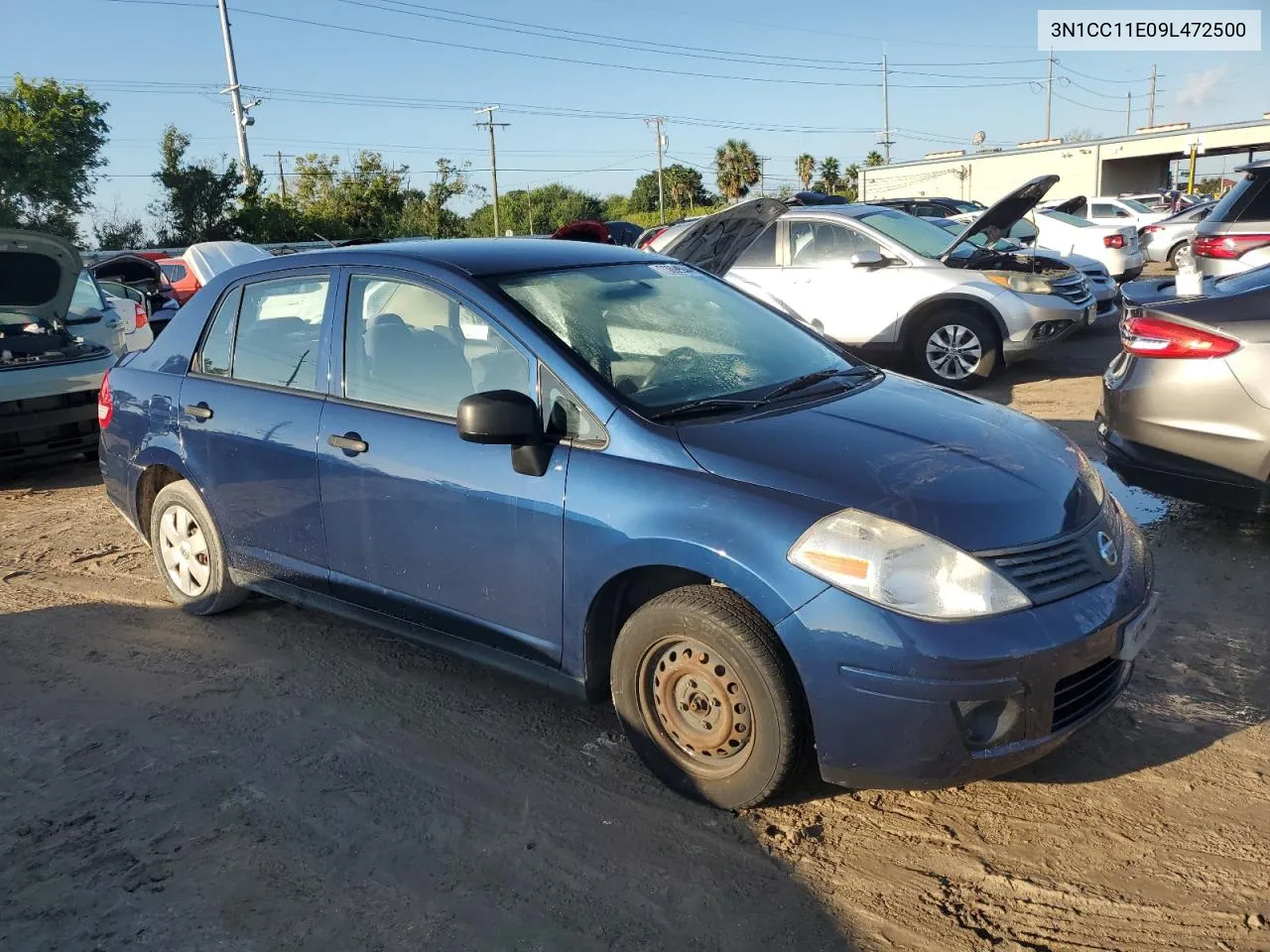 2009 Nissan Versa S VIN: 3N1CC11E09L472500 Lot: 73699944