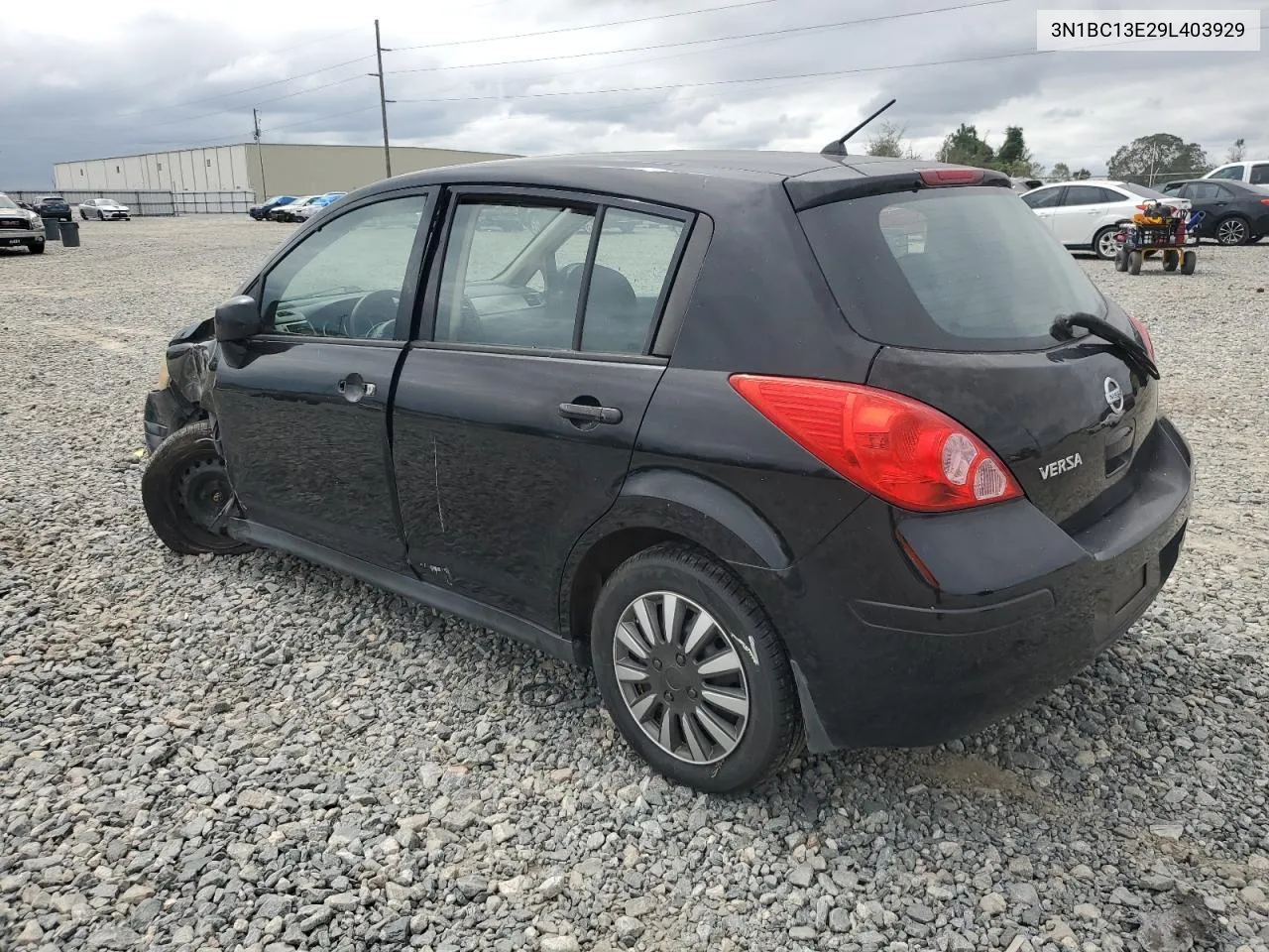 2009 Nissan Versa S VIN: 3N1BC13E29L403929 Lot: 74070334