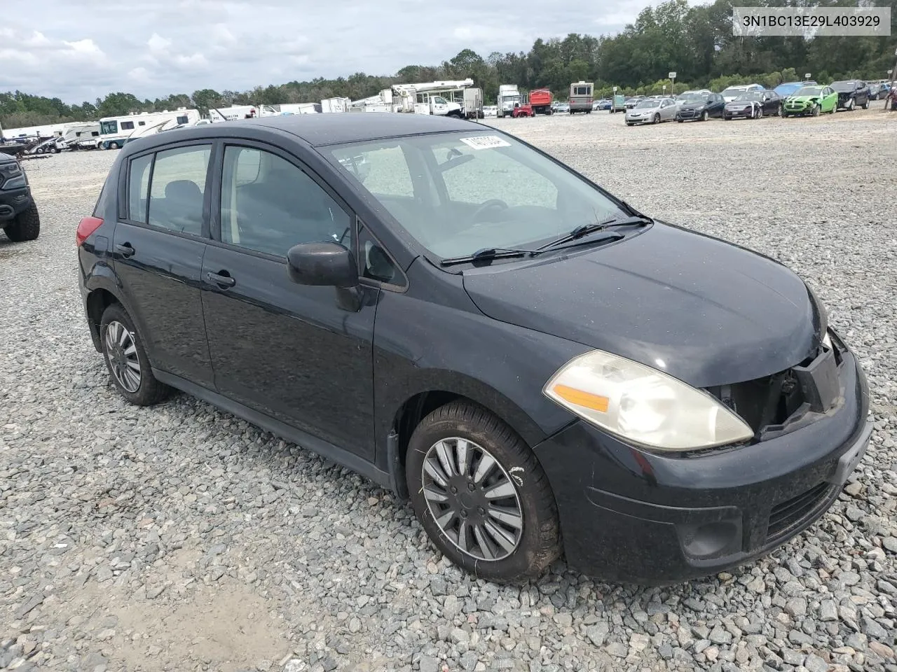 2009 Nissan Versa S VIN: 3N1BC13E29L403929 Lot: 74070334