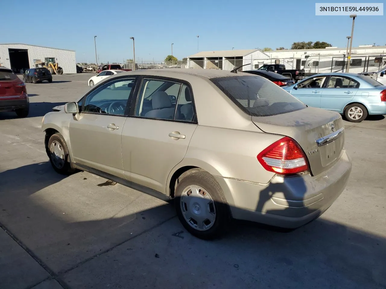 2009 Nissan Versa S VIN: 3N1BC11E59L449936 Lot: 74292204