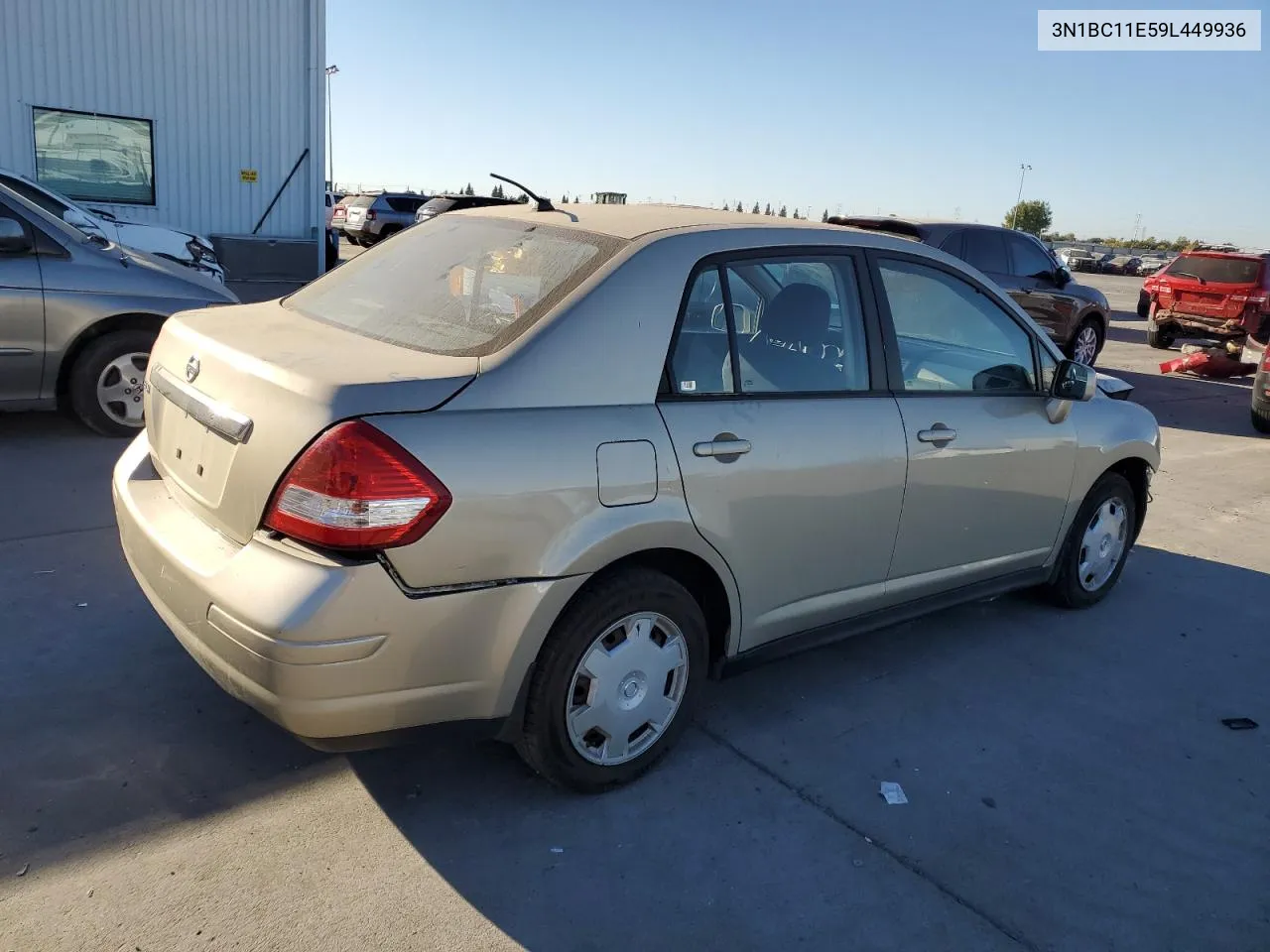 2009 Nissan Versa S VIN: 3N1BC11E59L449936 Lot: 74292204