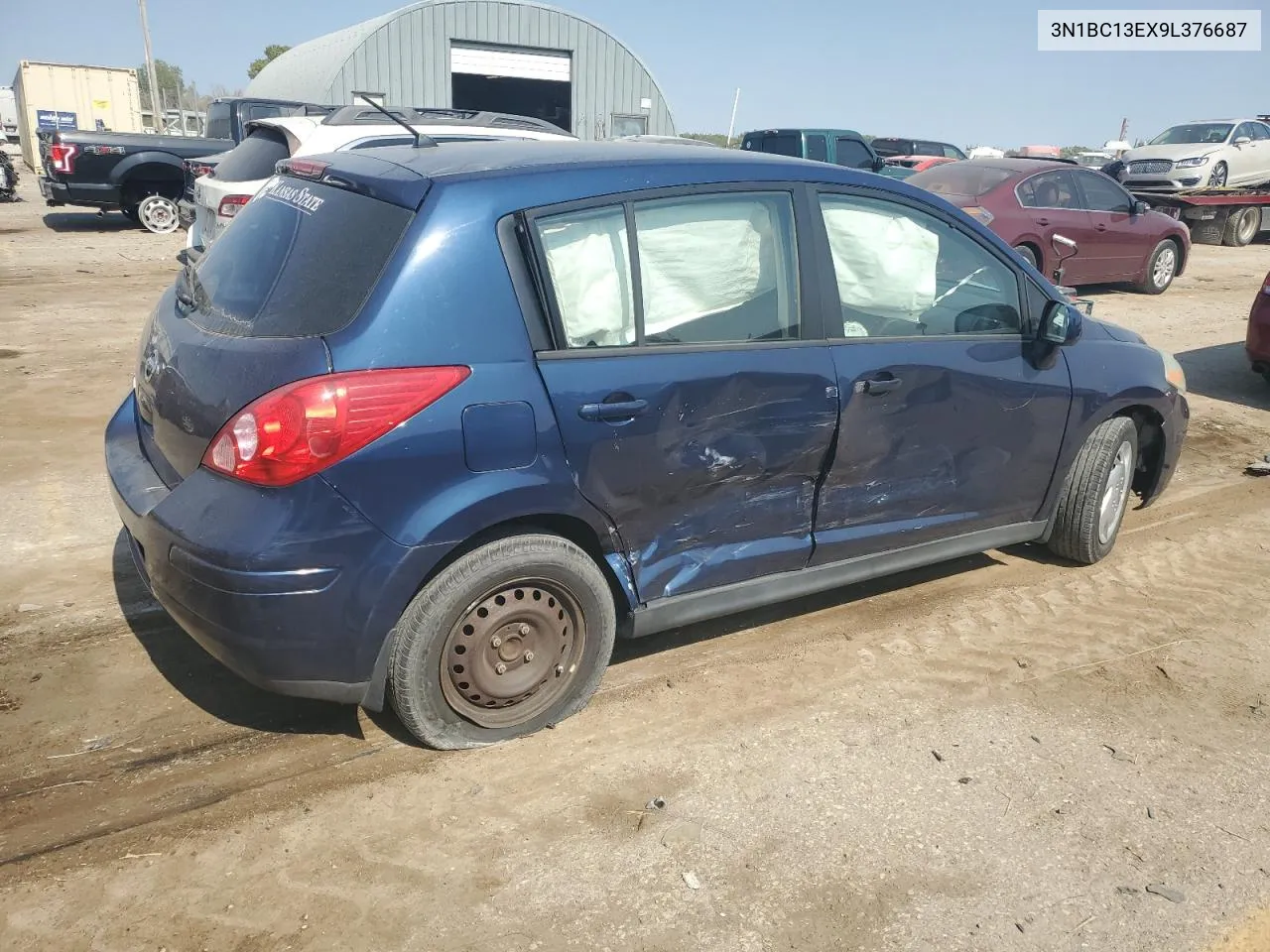 2009 Nissan Versa S VIN: 3N1BC13EX9L376687 Lot: 74670434