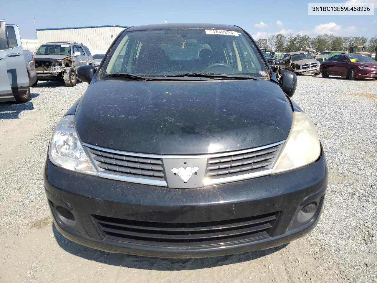 2009 Nissan Versa S VIN: 3N1BC13E59L468936 Lot: 74840234