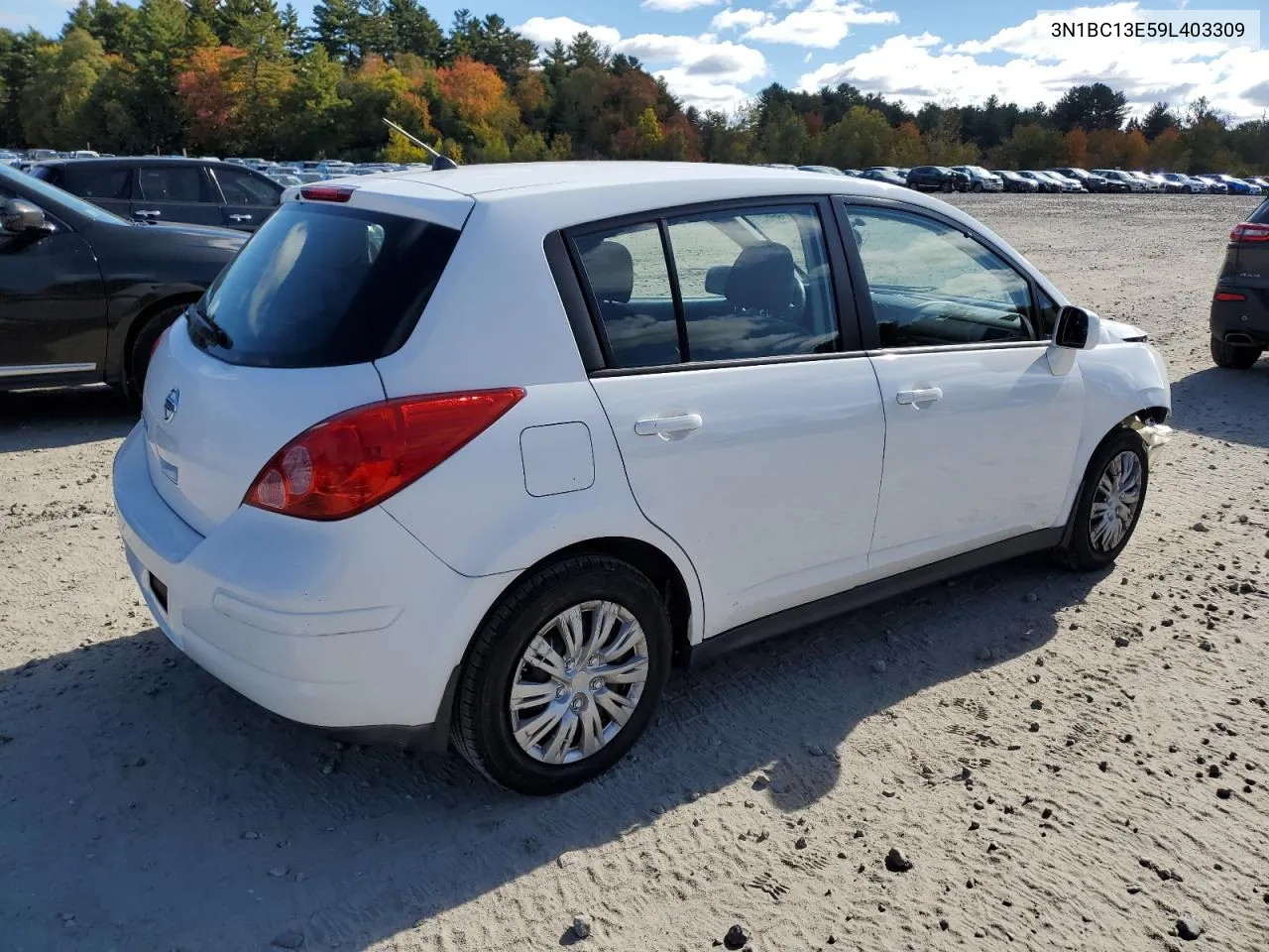 2009 Nissan Versa S VIN: 3N1BC13E59L403309 Lot: 75013384