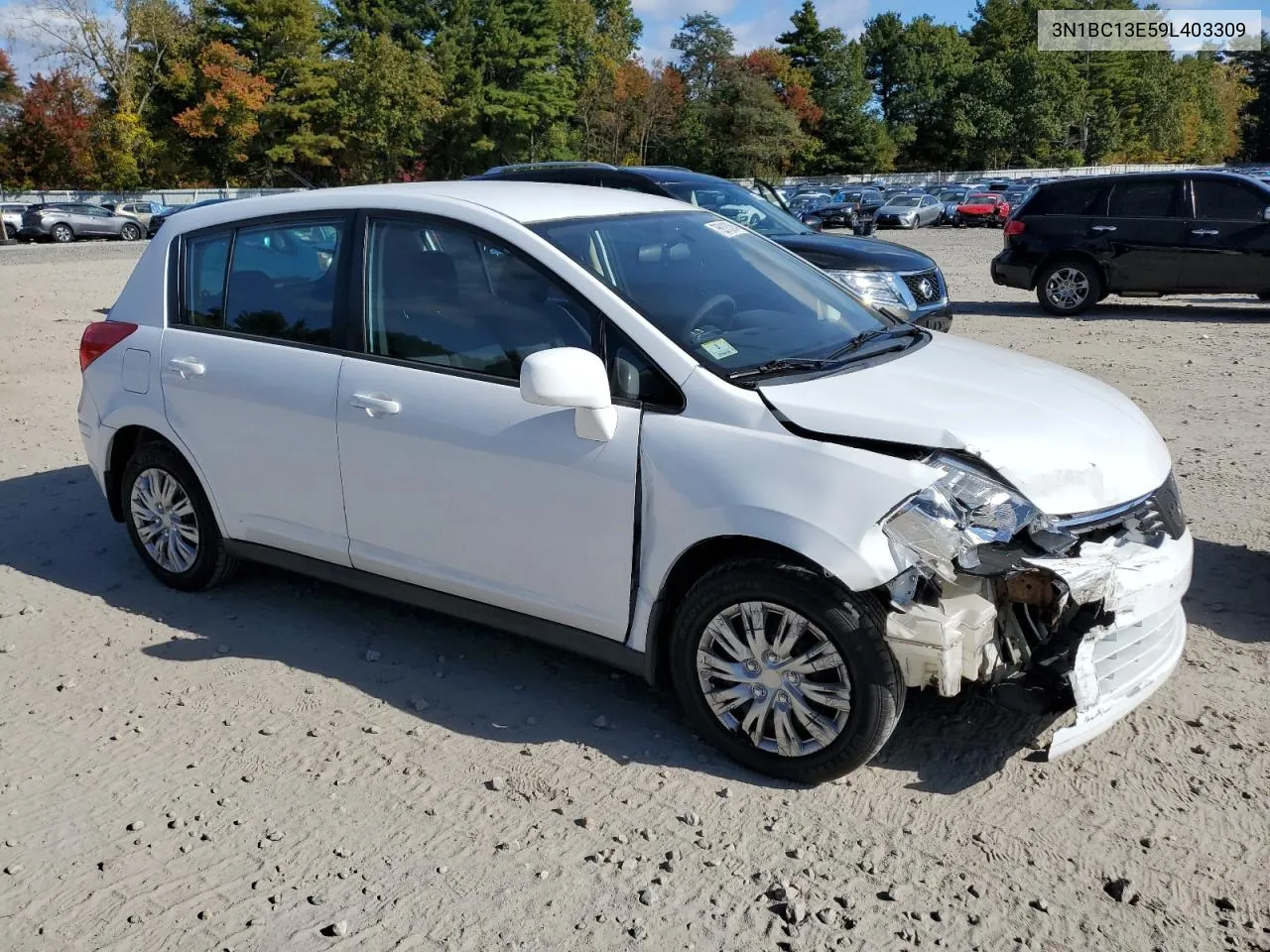 2009 Nissan Versa S VIN: 3N1BC13E59L403309 Lot: 75013384