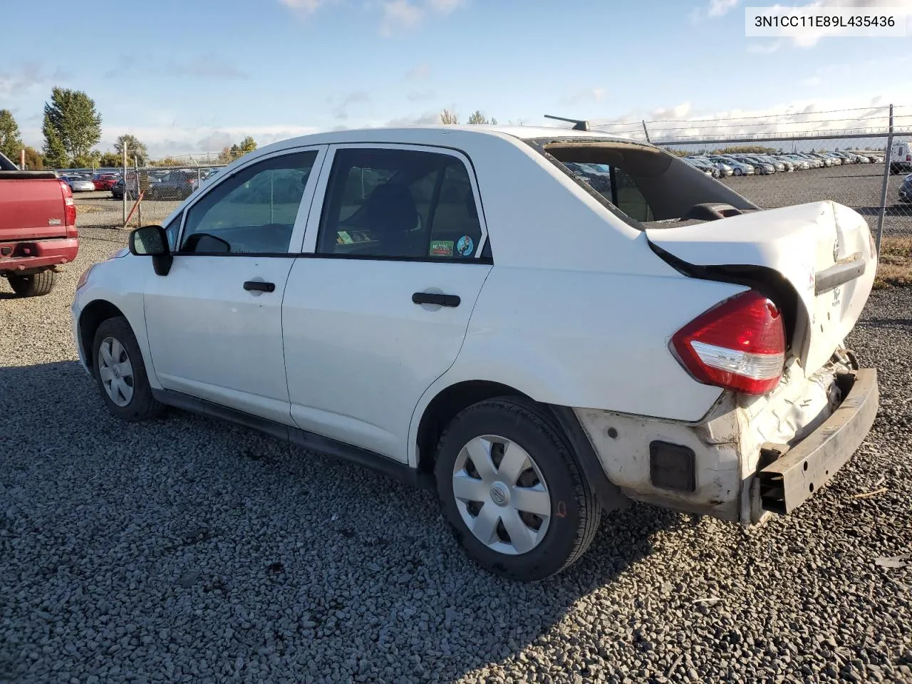 2009 Nissan Versa S VIN: 3N1CC11E89L435436 Lot: 75873054