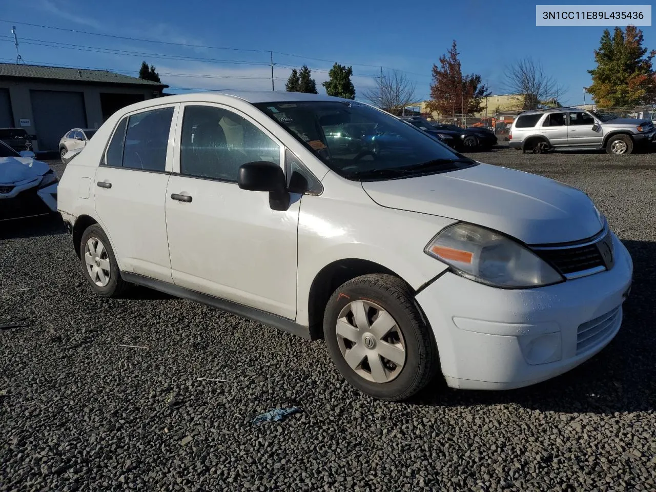 2009 Nissan Versa S VIN: 3N1CC11E89L435436 Lot: 75873054