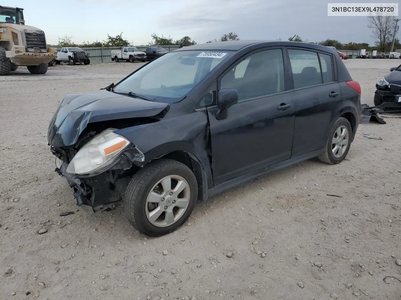 2009 Nissan Versa S VIN: 3N1BC13EX9L478720 Lot: 75950434