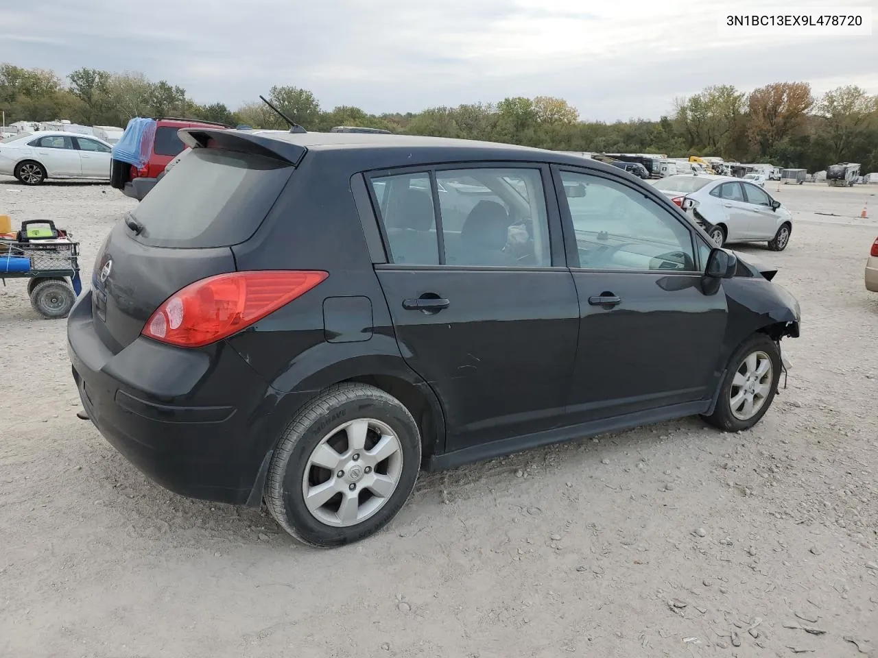 2009 Nissan Versa S VIN: 3N1BC13EX9L478720 Lot: 75950434