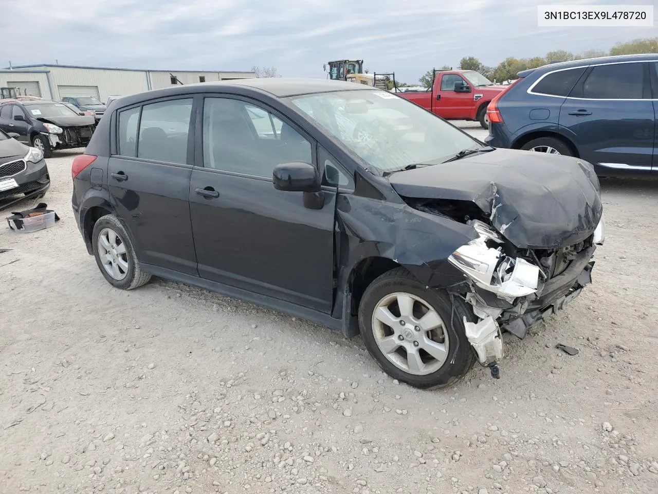 2009 Nissan Versa S VIN: 3N1BC13EX9L478720 Lot: 75950434