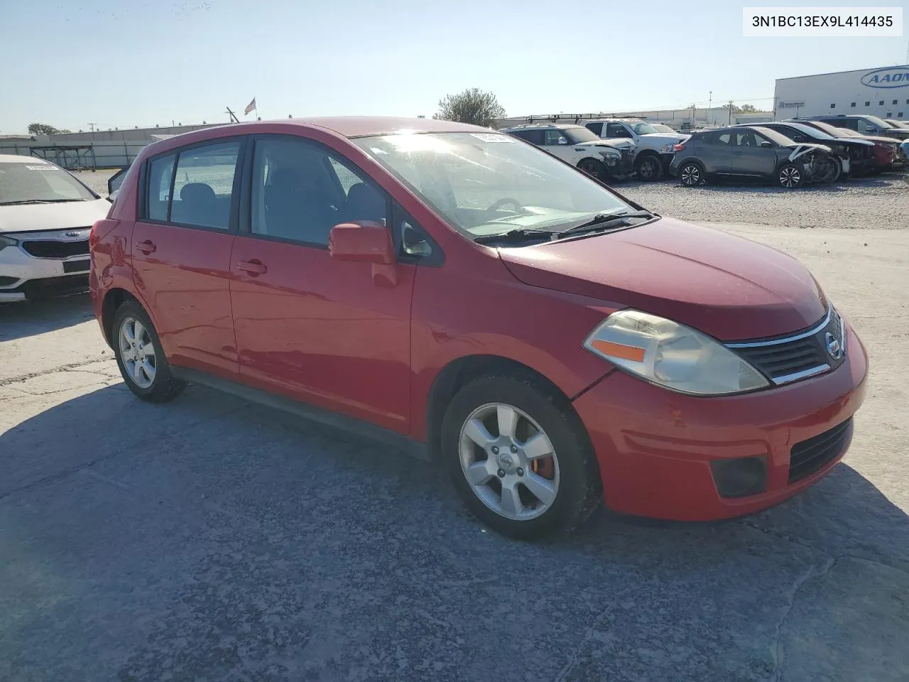 2009 Nissan Versa S VIN: 3N1BC13EX9L414435 Lot: 76531094