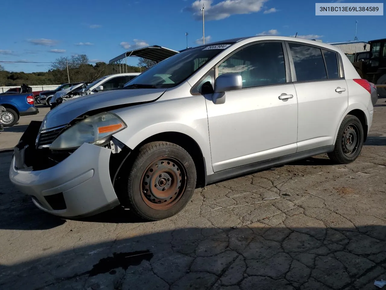 2009 Nissan Versa S VIN: 3N1BC13E69L384589 Lot: 76552904