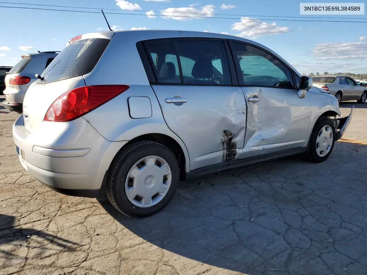 2009 Nissan Versa S VIN: 3N1BC13E69L384589 Lot: 76552904