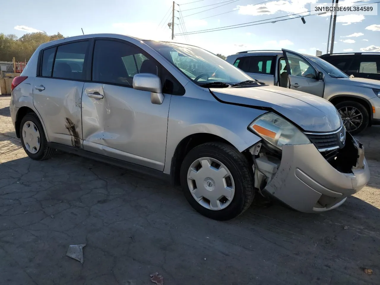 2009 Nissan Versa S VIN: 3N1BC13E69L384589 Lot: 76552904