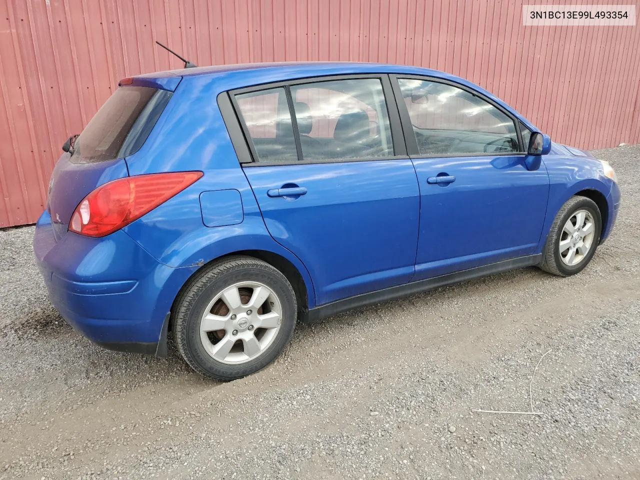 2009 Nissan Versa S VIN: 3N1BC13E99L493354 Lot: 76593594