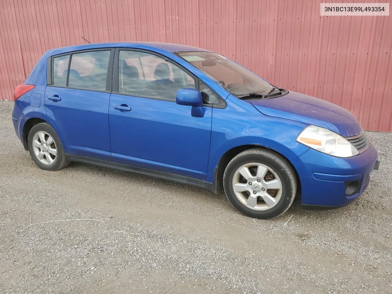 2009 Nissan Versa S VIN: 3N1BC13E99L493354 Lot: 76593594