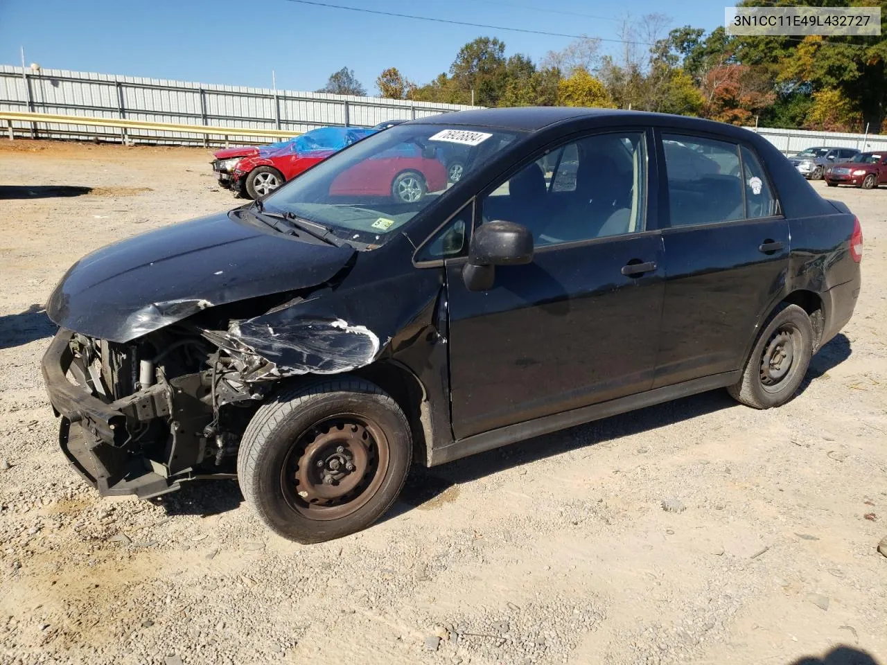 2009 Nissan Versa S VIN: 3N1CC11E49L432727 Lot: 76926884